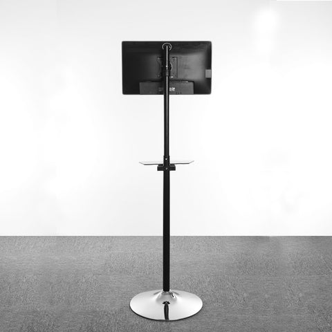 ThingyClub Tall Single LCD Computer Monitor Free-Standing Adjustable Desk Stand for One Screen 17" to 32"