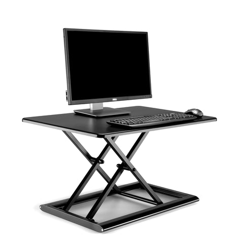 ThingyClub Standing Desk Converter Height Adjustable Sit to Stand fits Laptop and Monitor, 765 x 51 mm working surface, 55~430mm Adjust Height, Load up to 11.3 KG (ID-30))