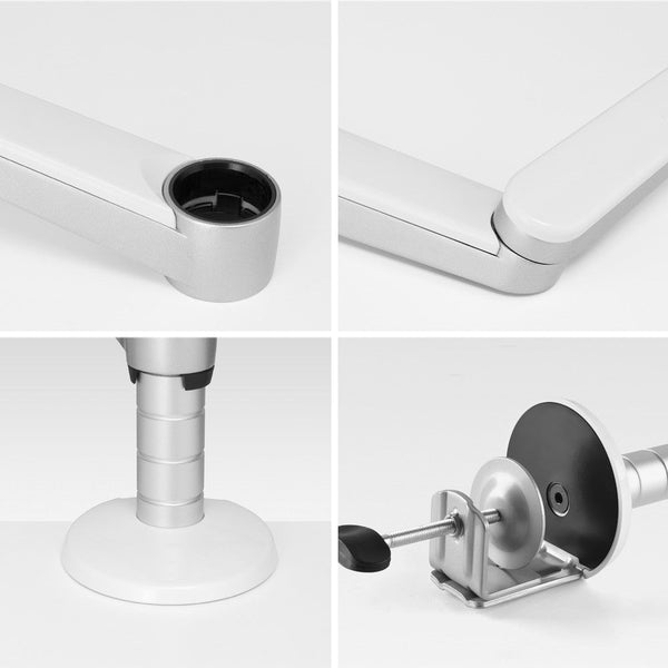 Adjustable Laptop & Tablet Dual Desk Mount Bracket  (REFURBISHED)