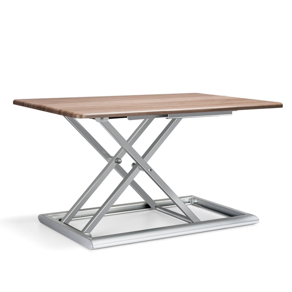 ThingyClub Standing Desk Converter Height Adjustable Sit to Stand fits Laptop and Monitor, 765 x 51 mm working surface, 55~430mm Adjust Height, Load up to 11.3 KG (ID-30))