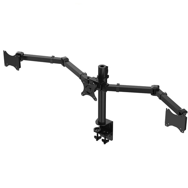 ThingyClub Adjustable Triple Arm LCD LED Monitor Desk Mount Stand Bracket