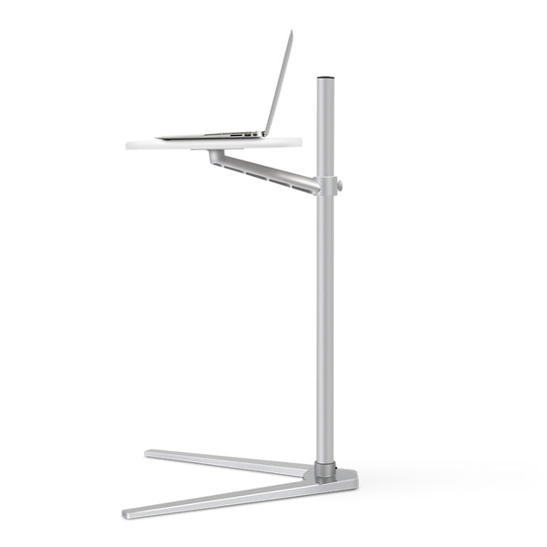 Thingy Club Overbed Table Stand, Height Adjustable Tray Side Table for Bed or Sofa Laptop Desk