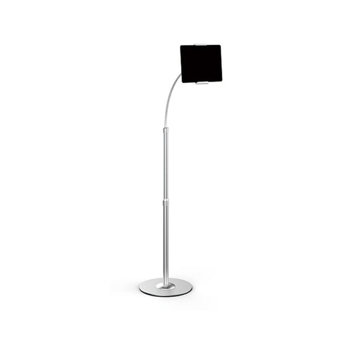 Height-adjustable iPad/Tablet/Phone Floor Stand