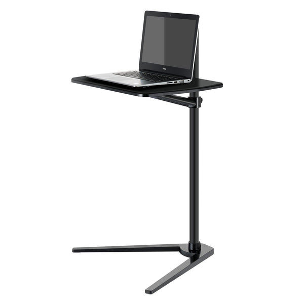 Thingy Club Overbed Table Stand, Height Adjustable Tray Side Table for Bed or Sofa Laptop Desk (REFURBISHED)