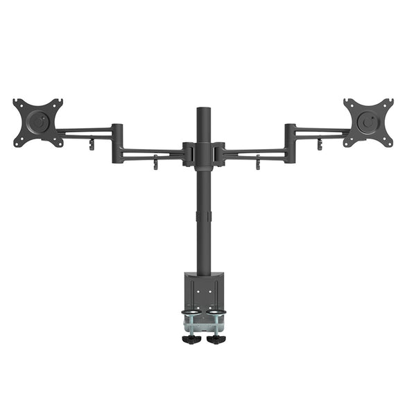 ThingyClub Full Motion Computer Monitor Arm Desktop Mount Stand Workstation Support Bracket Holder (Dual Monitor)