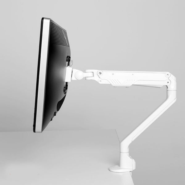 ThingyClub Slim Profile Gas Spring Single LCD Arm Desk Monitor Mounts Fits 10"-30" Monitor