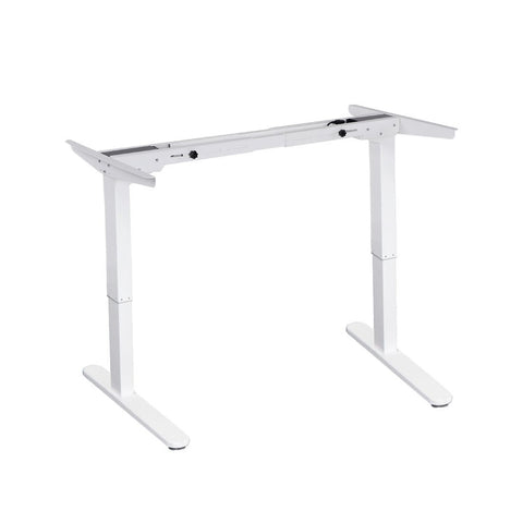 Thingy Club E2B Height Adjustable Electric Standing Desk Frame Only , Solid Steel Stand Up Desk with Automatic Memory Smart Keypad (White)