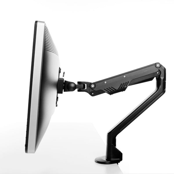 ThingyClub Slim Profile Gas Spring Single LCD Arm Desk Monitor Mounts Fits 10"-30" Monitor