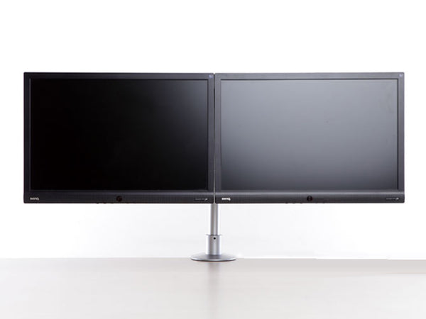 ThingyClub D200 Gas Spring Universal Double Twin LCD LED Desk Mount Monitor Arm Stand Bracket with Tilt and Swivel