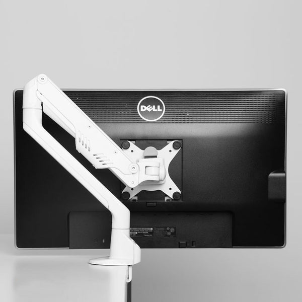 ThingyClub Slim Profile Gas Spring Single LCD Arm Desk Monitor Mounts Fits 10"-30" Monitor