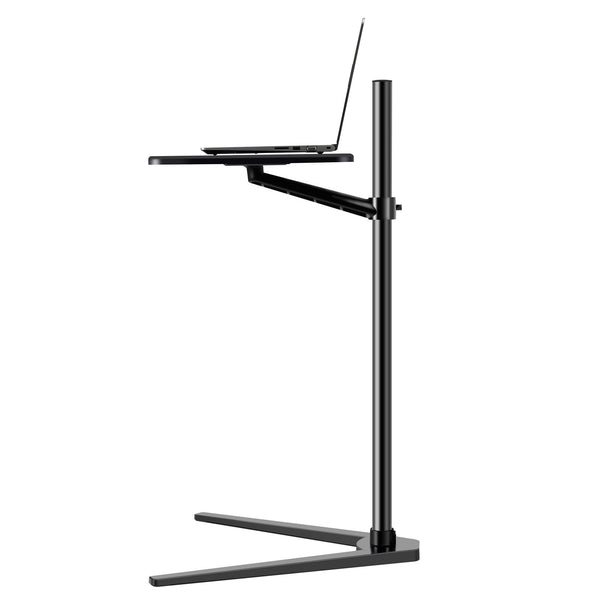Thingy Club Overbed Table Stand, Height Adjustable Tray Side Table for Bed or Sofa Laptop Desk (REFURBISHED)