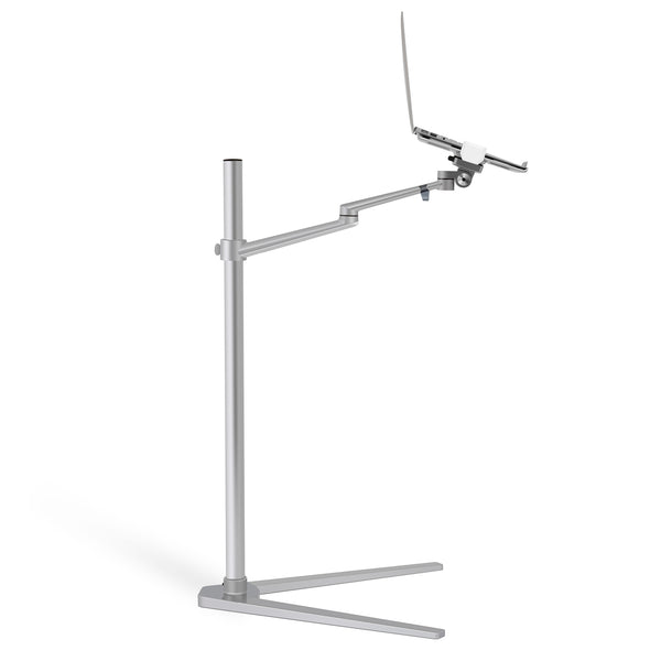 Thingy Club 3 in 1 360º Rotating Height Adjustable Laptop Stand/Ipad Pro 12.9"/iPAD Air/iPAD mini/other 4'-14' Tablet and Smartphone - Bed floor Stand for Laptop