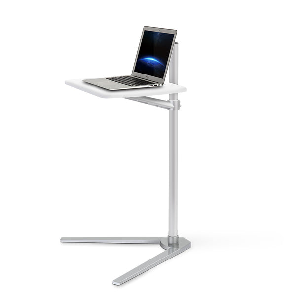 Thingy Club Overbed Table Stand, Height Adjustable Tray Side Table for Bed or Sofa Laptop Desk