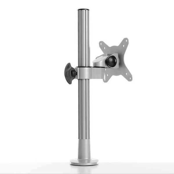 ThingyClub Monitor Desk Mount Bracket stand Arm for 10"-30" LCD LED Screens, Max VESA 100x100mm up to 8kg(17.6lbs) Weight Capacity (Single-No Arm)