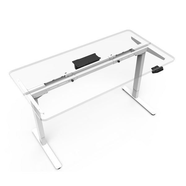 Thingy Club E2B Height Adjustable Electric Standing Desk Frame Only , Solid Steel Stand Up Desk with Automatic Memory Smart Keypad (Black)