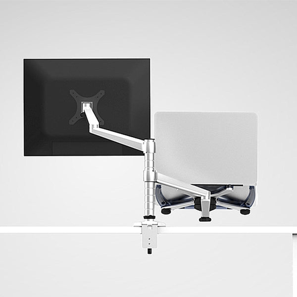 Adjustable Laptop & Monitor Dual Desk Mount Bracket (REFURBISHED)