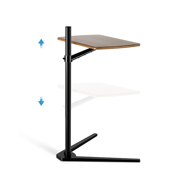 Thingy Club Overbed Table Stand, Height Adjustable Tray Side Table for Bed or Sofa Laptop Desk
