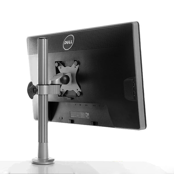 ThingyClub Monitor Desk Mount Bracket stand Arm for 10"-30" LCD LED Screens, Max VESA 100x100mm up to 8kg(17.6lbs) Weight Capacity (Single-No Arm)