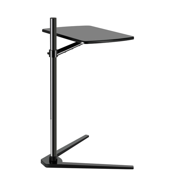 Thingy Club Overbed Table Stand, Height Adjustable Tray Side Table for Bed or Sofa Laptop Desk (REFURBISHED)