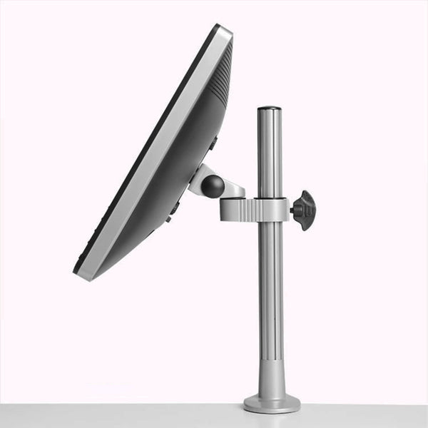 ThingyClub Monitor Desk Mount Bracket stand Arm for 10"-30" LCD LED Screens, Max VESA 100x100mm up to 8kg(17.6lbs) Weight Capacity (Single-No Arm)