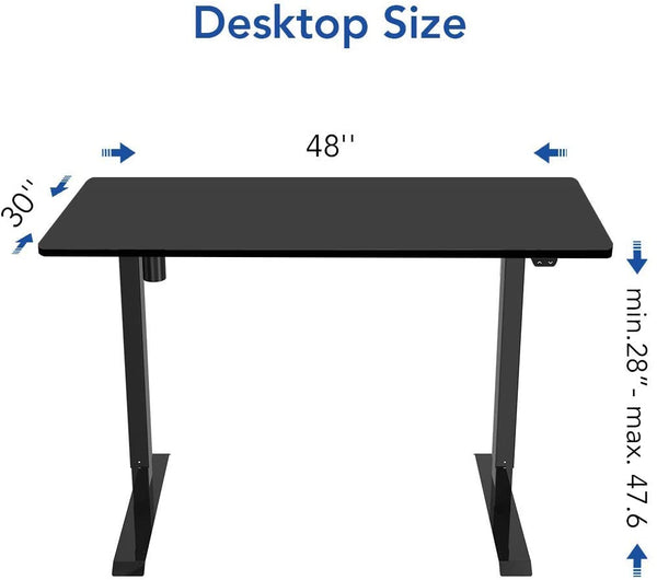 Thingy Club Electric Height Adjustable Home Office Sit Stand Up Base Home Office Stand up Desk Frame