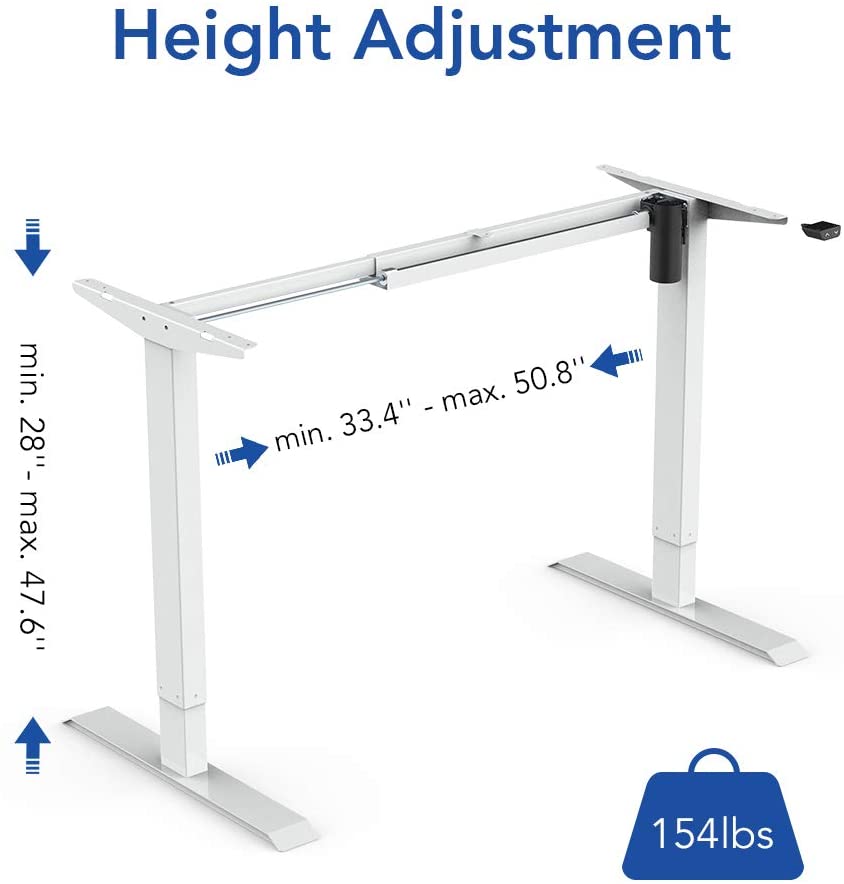 ThingyClub Standing Desk Converter Height Adjustable Sit to Stand