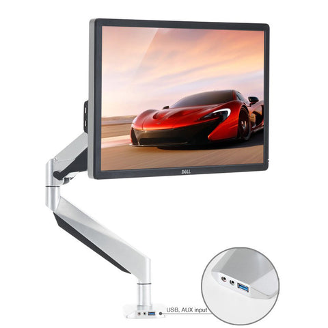 FM - Adjustable Single Monitor Desktop Mount