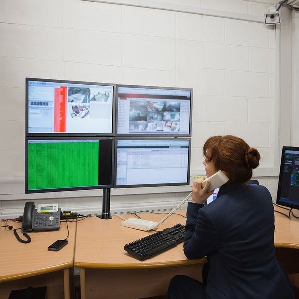 ThingyClub Adjustable Quadruple LCD/LED Monitor Desk Mount