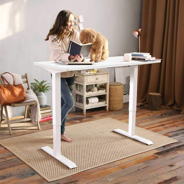 Thingy Club Electric Height Adjustable Home Office Sit Stand Up Base Home Office Stand up Desk Frame