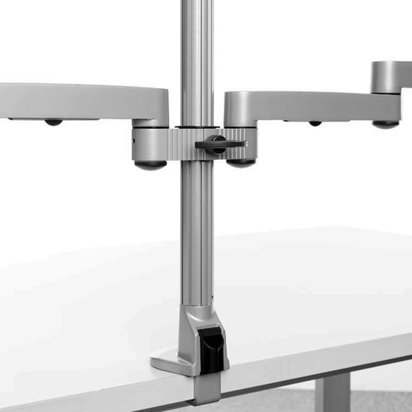 ThingyClub Adjustable Double Twin Monitor Desk Mount Bracket stand (Dual Long Arm)