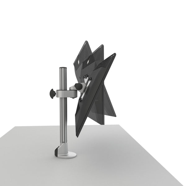 ThingyClub Monitor Desk Mount Bracket stand Arm for 10"-30" LCD LED Screens, Max VESA 100x100mm up to 8kg(17.6lbs) Weight Capacity (Single-No Arm)