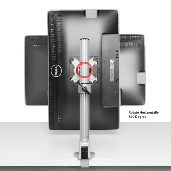 ThingyClub Monitor Desk Mount Bracket stand Arm for 10"-30" LCD LED Screens, Max VESA 100x100mm up to 8kg(17.6lbs) Weight Capacity