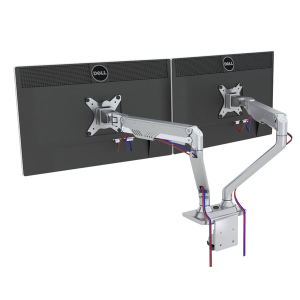 ThingyClub D820 Dual Gas Spring Desk Mount LCD Monitor Arm Stand VESA bracket & monitor arm for 10"-30" Screens