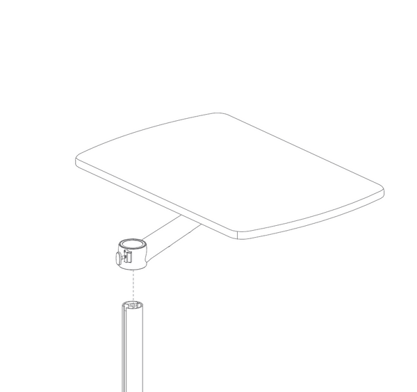 UP8T- Accessory - Adjustable Floor Mount Support