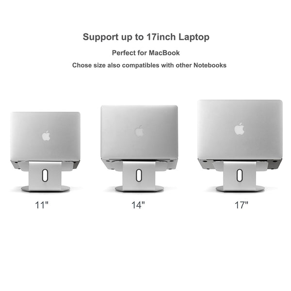 ThingyClub Rotation Laptop Stand with Heat-Vent to Elevate Laptops/Notebooks