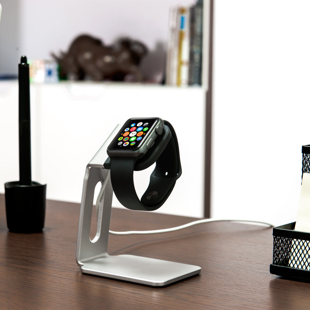 Aluminium Apple Watch Charging Dock Charging Holder Solid Aluminium Stand For Apple Watch