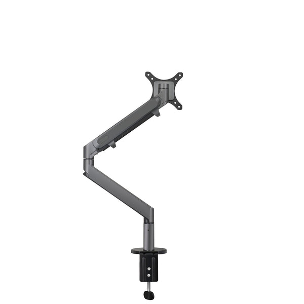 ThingyClub Single Gas Spring LCD Arm Desk VESA Bracket & Monitor Arm Stand for 10"-27" Screens: Tilt up 90°/down 85°, Swivel left/right 180°, 360° Rotation (REFURBISHED)