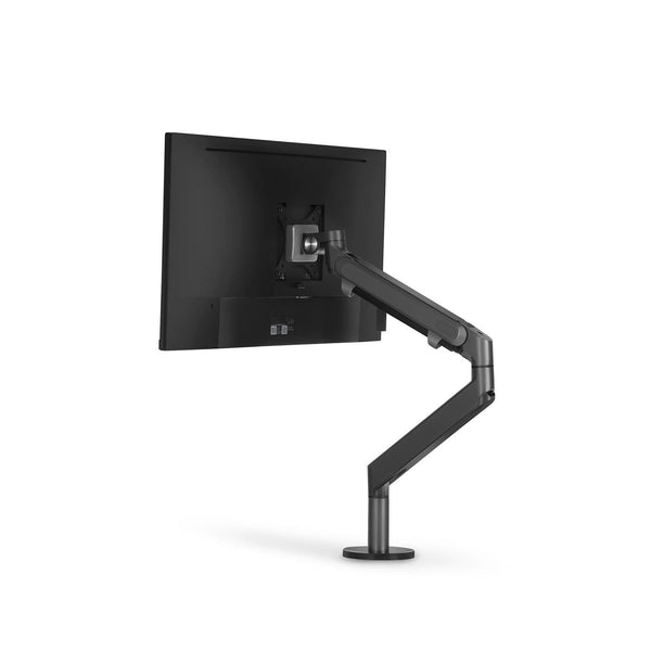 ThingyClub Single Gas Spring LCD Arm Desk VESA Bracket & Monitor Arm Stand for 10"-27" Screens: Tilt up 90°/down 85°, Swivel left/right 180°, 360° Rotation (REFURBISHED)