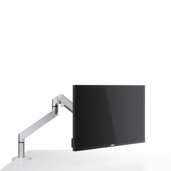 ThingyClub Single Gas Spring LCD Arm Desk VESA Bracket & Monitor Arm Stand for 10"-27" Screens: Tilt up 90°/down 85°, Swivel left/right 180°, 360° Rotation