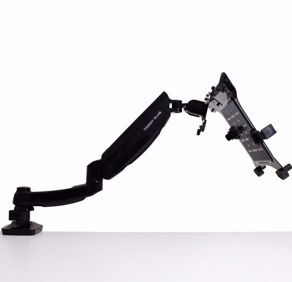 GS - 2 In 1 Adjustable Laptop Or Monitor Desktop Mount (REFURBISHED)