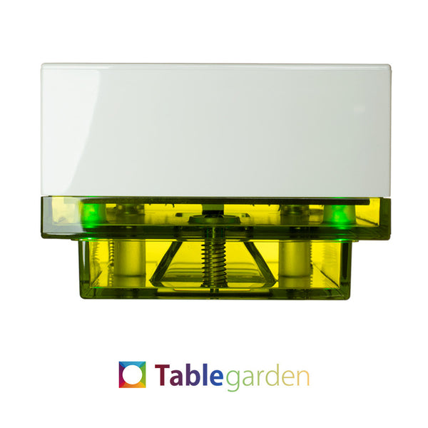 Creative Modular Selfwatering Square White Pot - Kitchen Garden, Home and Office Decoration (4-port USB Charger Pot)