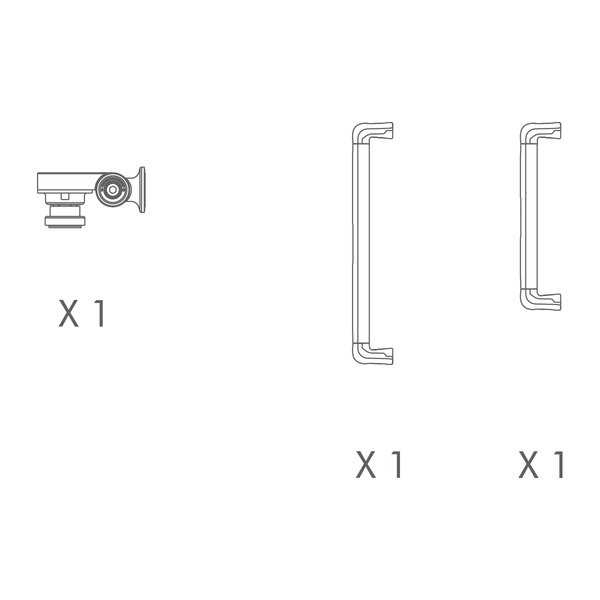 UP8A-Accessory - Adjustable Floor Mount Support