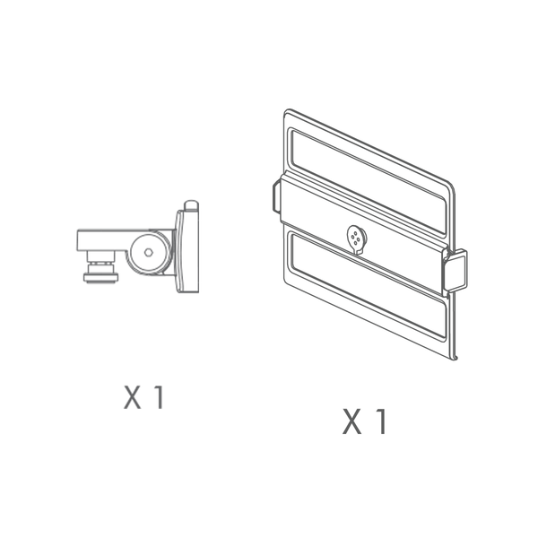 UP8A-Accessory - Adjustable Floor Mount Support